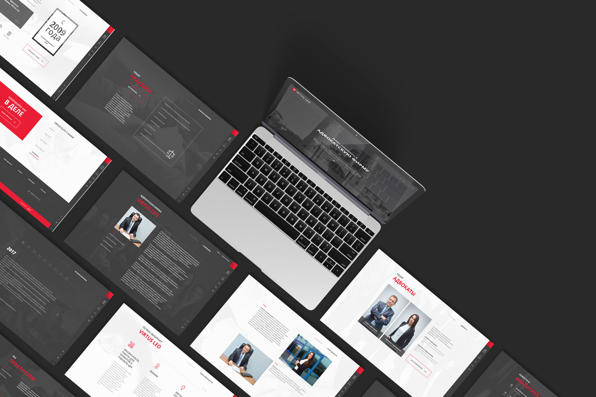 Шаблоны страниц Virtus Leo